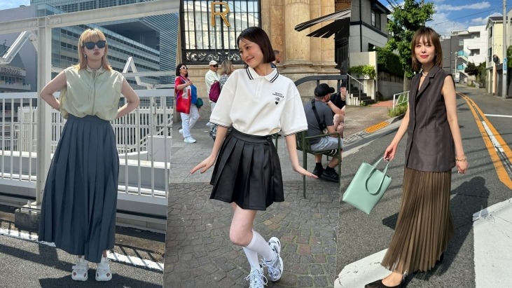 輕鬆營造輕甜女孩感穿搭！以百褶裙詮釋4種日系個性風