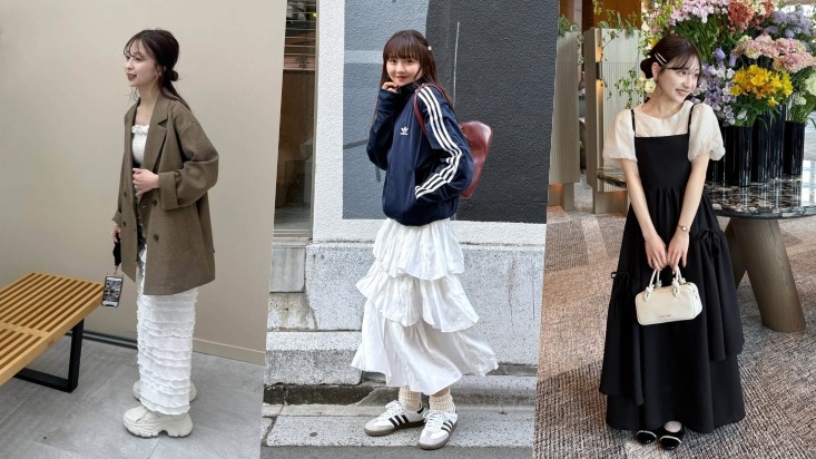 換季造型不燒腦推薦！以「蛋糕長裙」點亮日系女子知性大人感