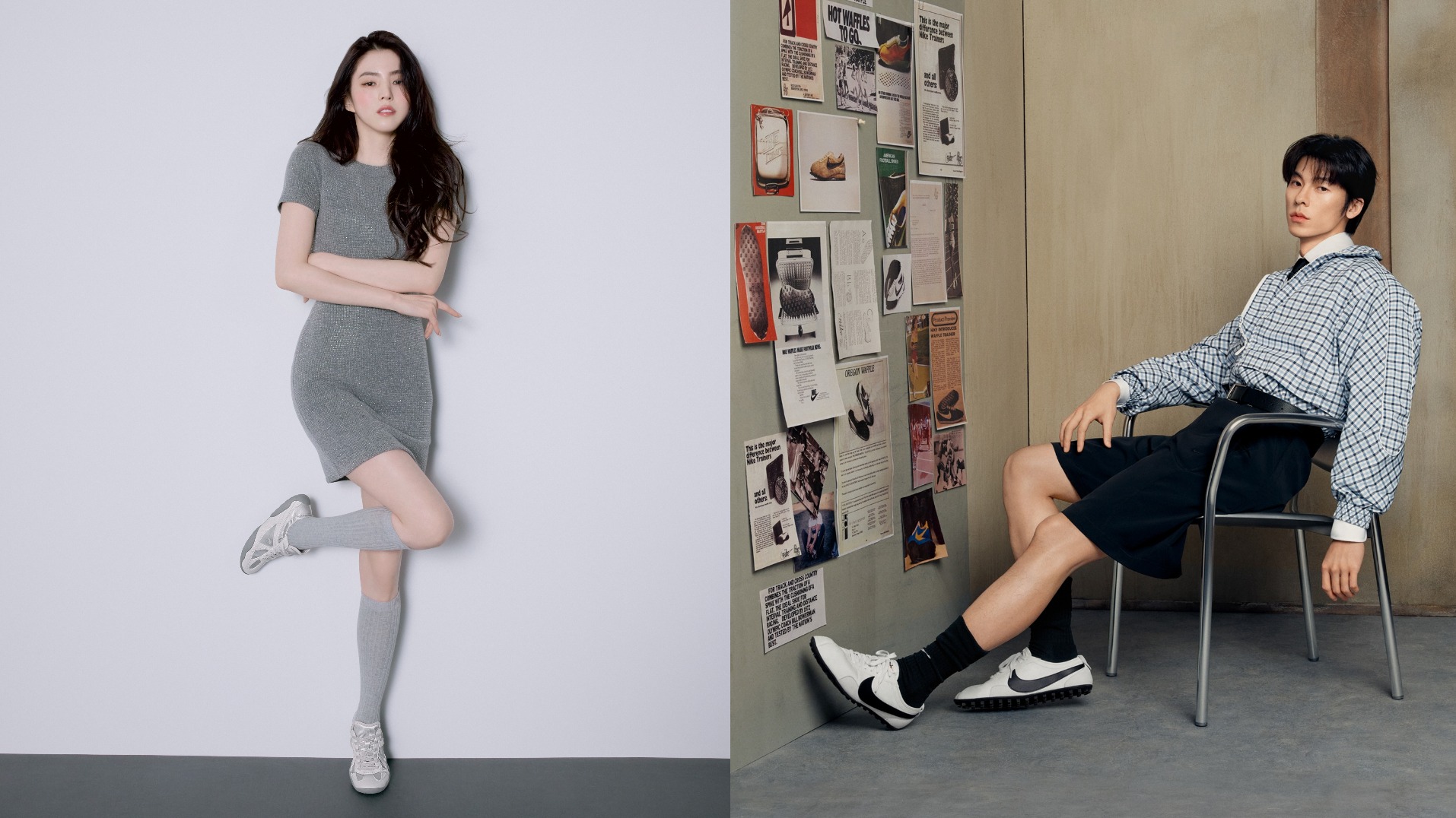 低調卻有記憶點！韓韶禧腳踩FILA芭蕾鞋高級優雅、許光漢靠Nike Moon Shoe打造鬆弛帥