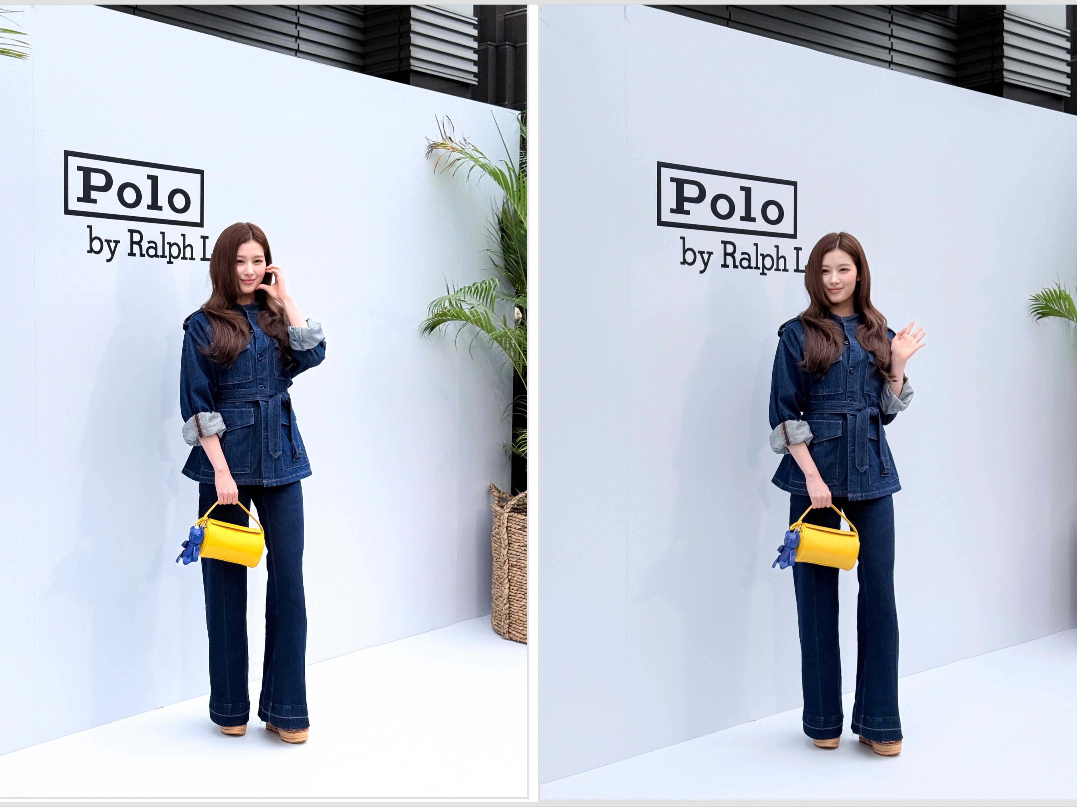 TWICE Sana演唱會後沒走！在台北101展現日式優雅休閒風，這顆Polo「檸檬黃桶包＋小熊吊飾」可愛爆擊