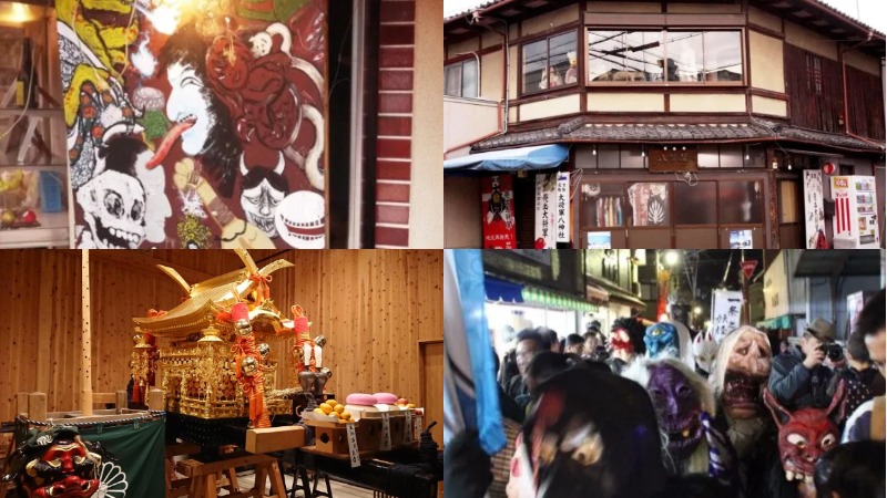在京都遇見百鬼夜行！日本傳統妖怪景點「京都一条通大將軍商店街」