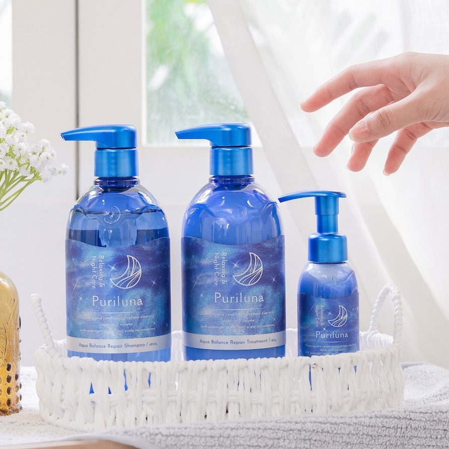 阿部瑪利亞最新代言！攜手Puriluna 水感調理夜間修護系列打造日系清新髮香