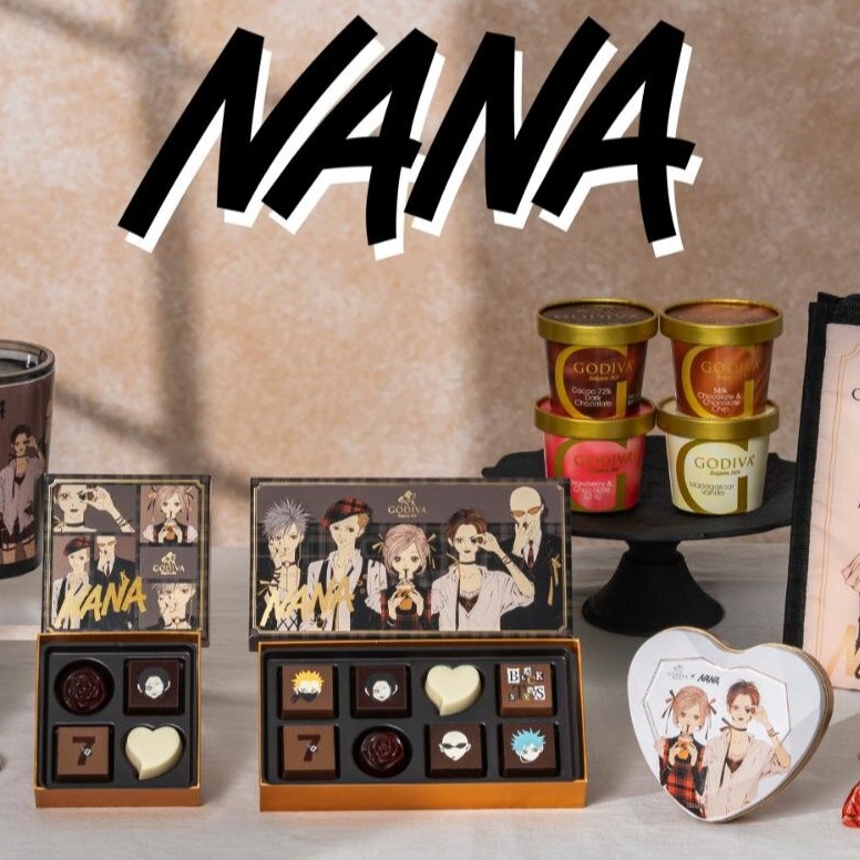 GODIVA×《NANA》夢幻聯名第2彈登場！小八手作莓果蛋糕化身巧克力冰沙，BLACK STONES成員巧克力同步亮相