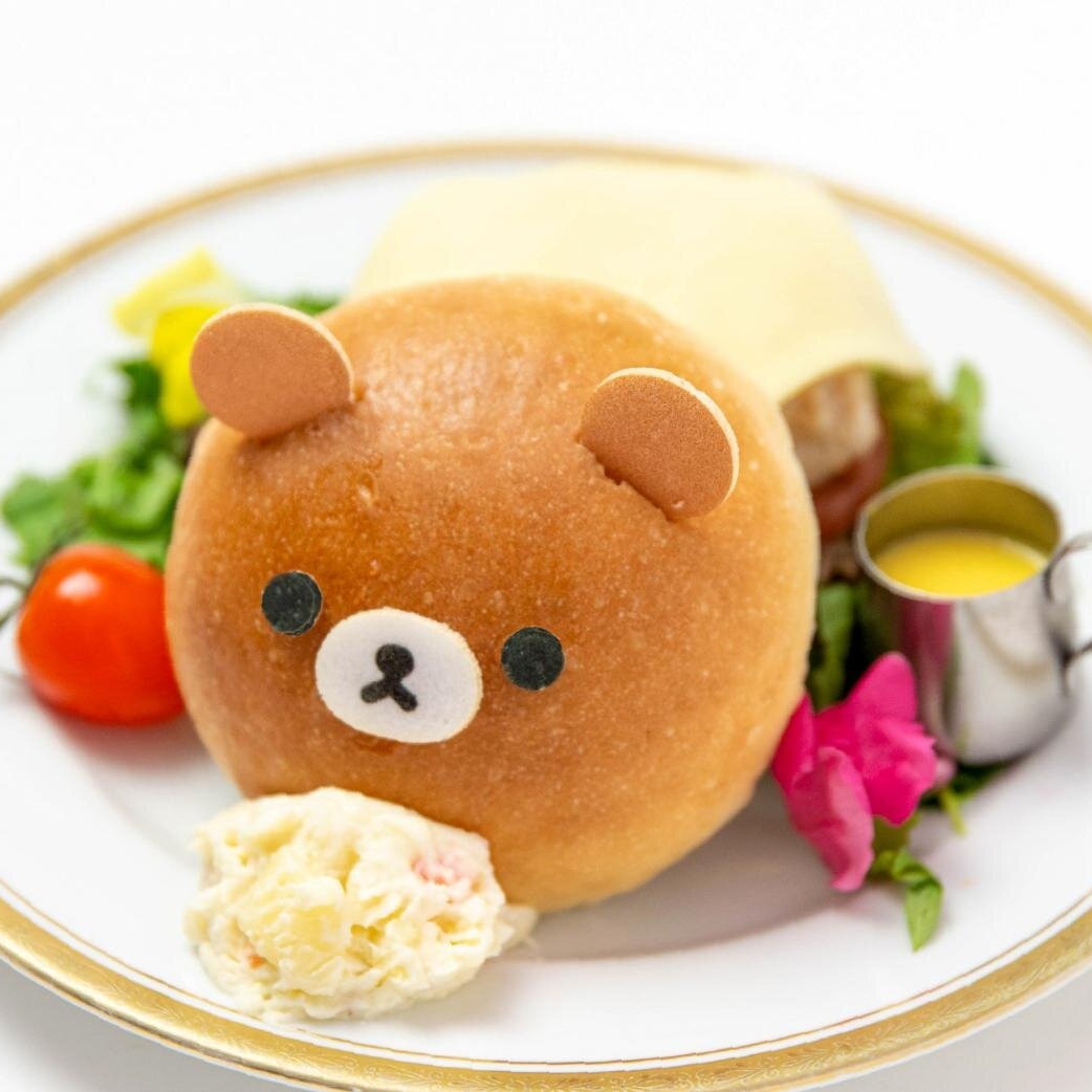 吃一口拉拉熊造型漢堡 丸福珈琲店冬季聯名萌餐點有這些！