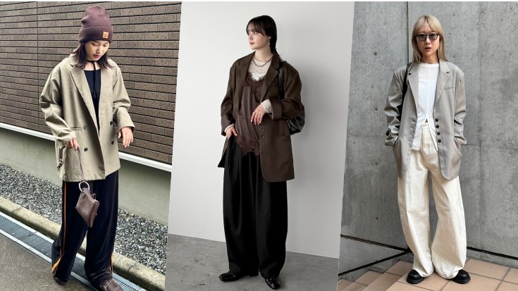 上班穿搭一件「大地色西外」就搞定！從日本女生4套搭配營造優雅迷人氣質