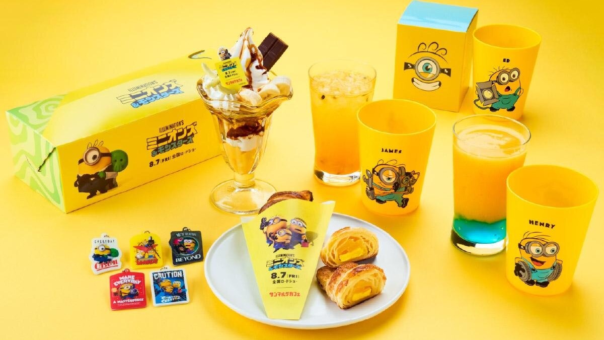 Saint Marc Café 咖啡×小小兵＆大怪獸聯名登場！巧克力可頌、香蕉聖代今夏必嚐
