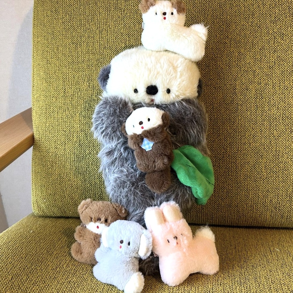 這麼可愛的海獺哪裡找？以繪畫和手作玩偶打造各種可愛動物的創作者「nicoyama pocket」