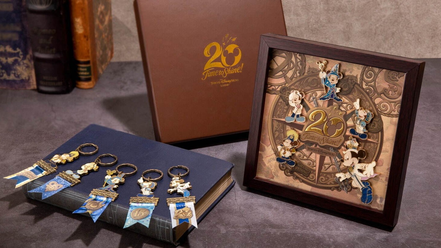 東京迪士尼海洋20週年紀念文具，搭乘時光機回到過去！