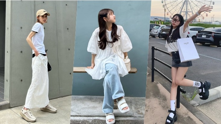 2026夏季時髦關鍵字「涼鞋」怎麼搭？從日本女生的4套靈感範本呈現街頭個性態度