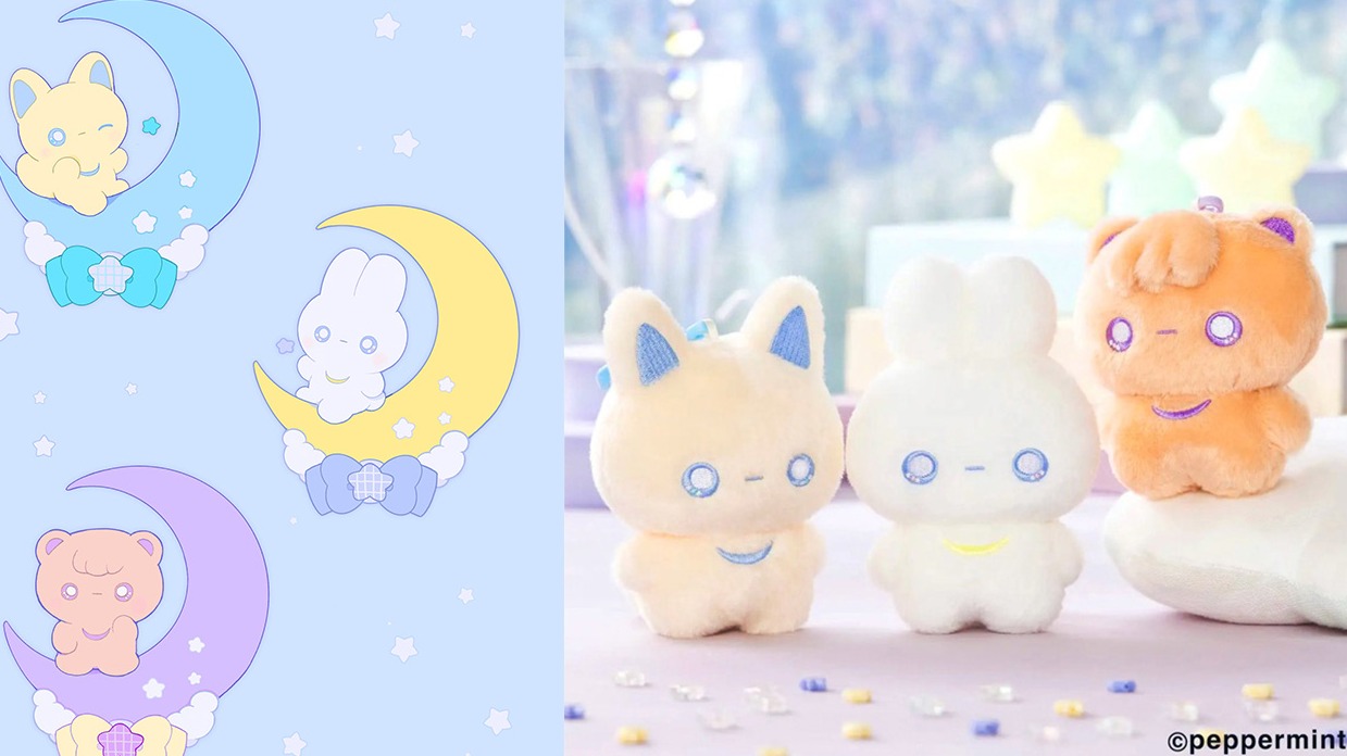 自月亮誕生的夢幻生物，帶有魔幻可愛魅力的插畫角色系列「moon friends」