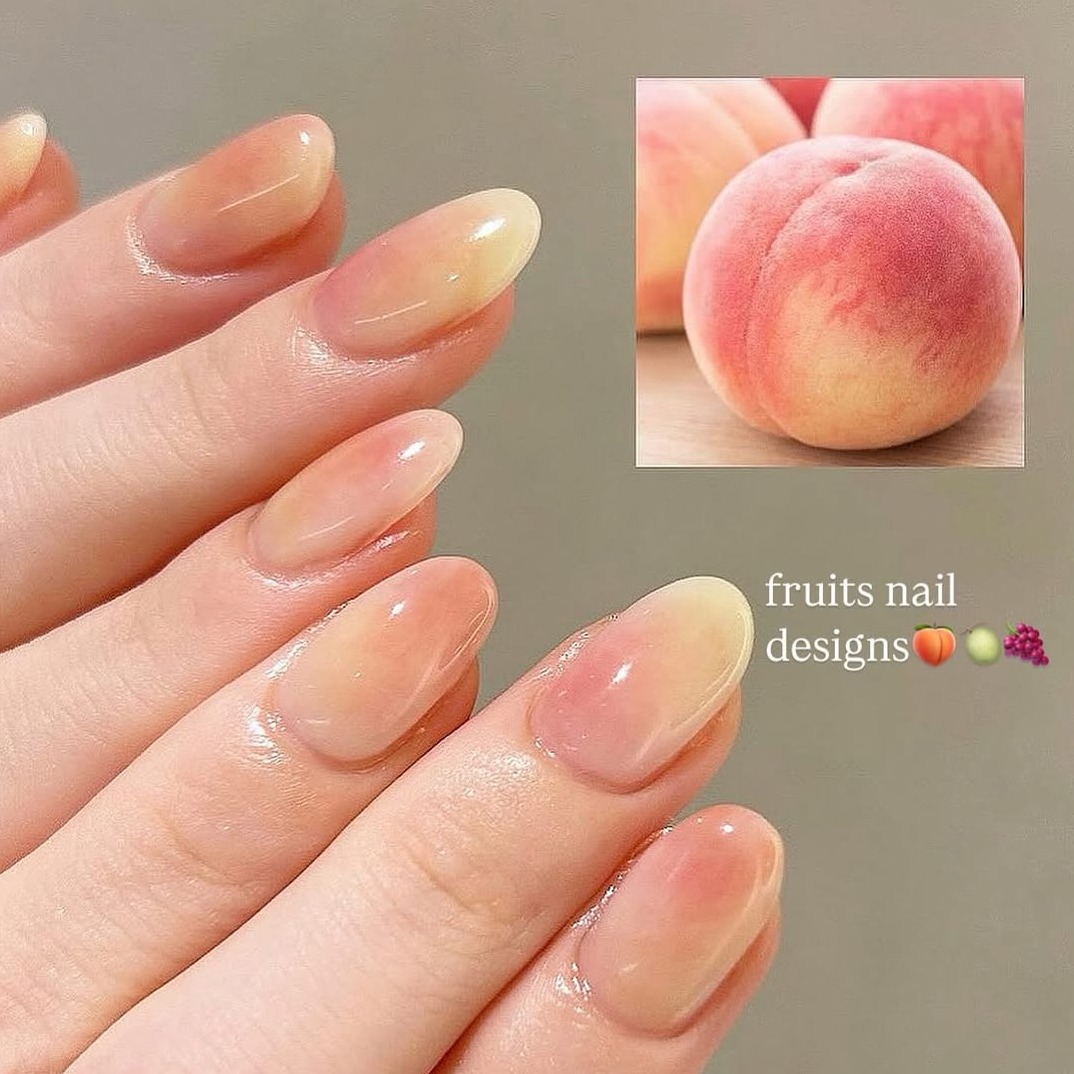 日本2025夏季爆紅「果皮指彩」4款靈感打造清涼微甜感