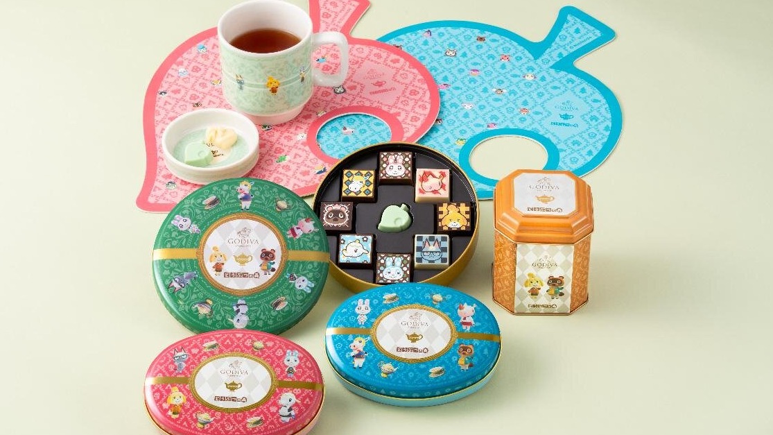 GODIVA ×《動物森友會》夢幻聯名，茶會主題巧克力為情人節加溫