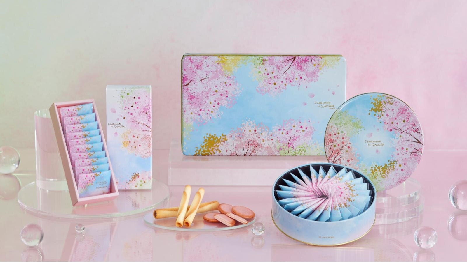 日本雪茄蛋捲YOKUMOKU 推出限定「雙層櫻花巧克力口味」！春季必買伴手禮誕生