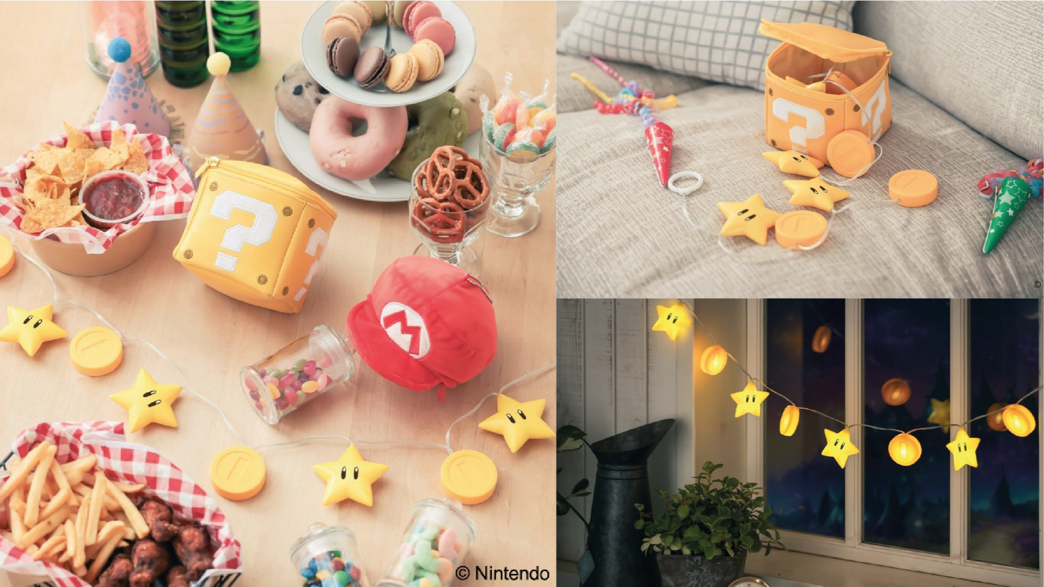 2024年10月日本MOOK本贈品最新情報！瑪利歐無敵星星燈串＆問號磚塊包辦年末派對亮點