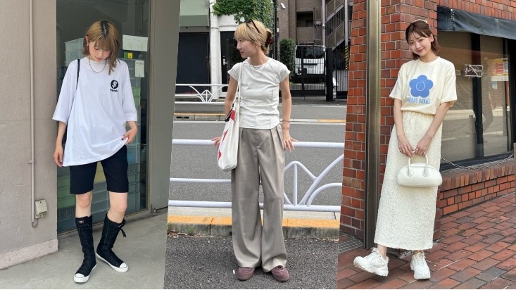 一件TEE搞定2025夏日時髦穿搭！盤點4種日本女生激推混搭技巧