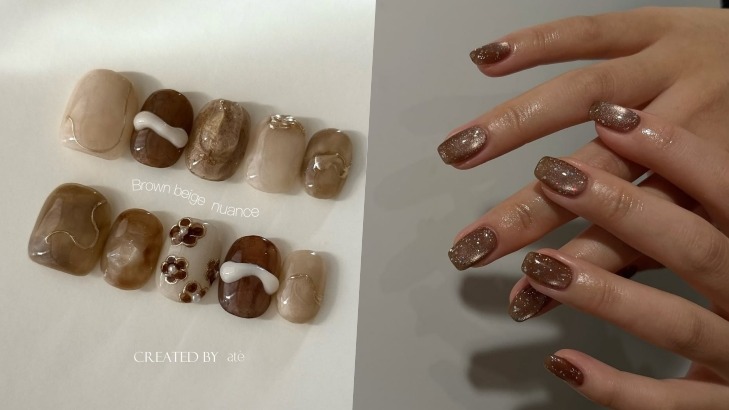 2025時髦流行色「摩卡慕斯」指彩靈感！盤點4款日本女生最愛指彩圖鑑