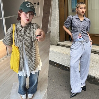 2025夏季日本最夯時髦關鍵字！以「格紋襯衫」打造4套日系LOOK
