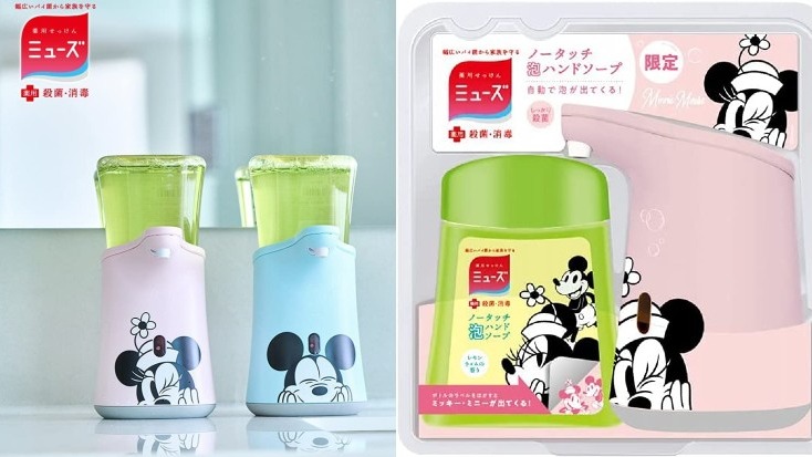 秋冬新款米奇&米妮自動泡泡洗手機可愛到不行！防疫、防流感必須從勤洗手做起