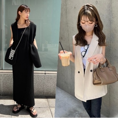 2024夏季不可錯過！日本女生最愛的「西裝背心 x 4 Look」連結注目時髦