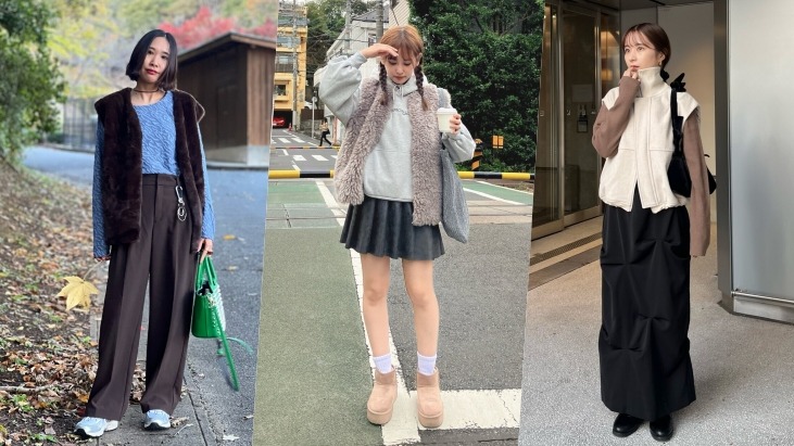 天冷必備！2024冬季以「背心夾克」疊搭4 LOOK營造日系知性女子魅力