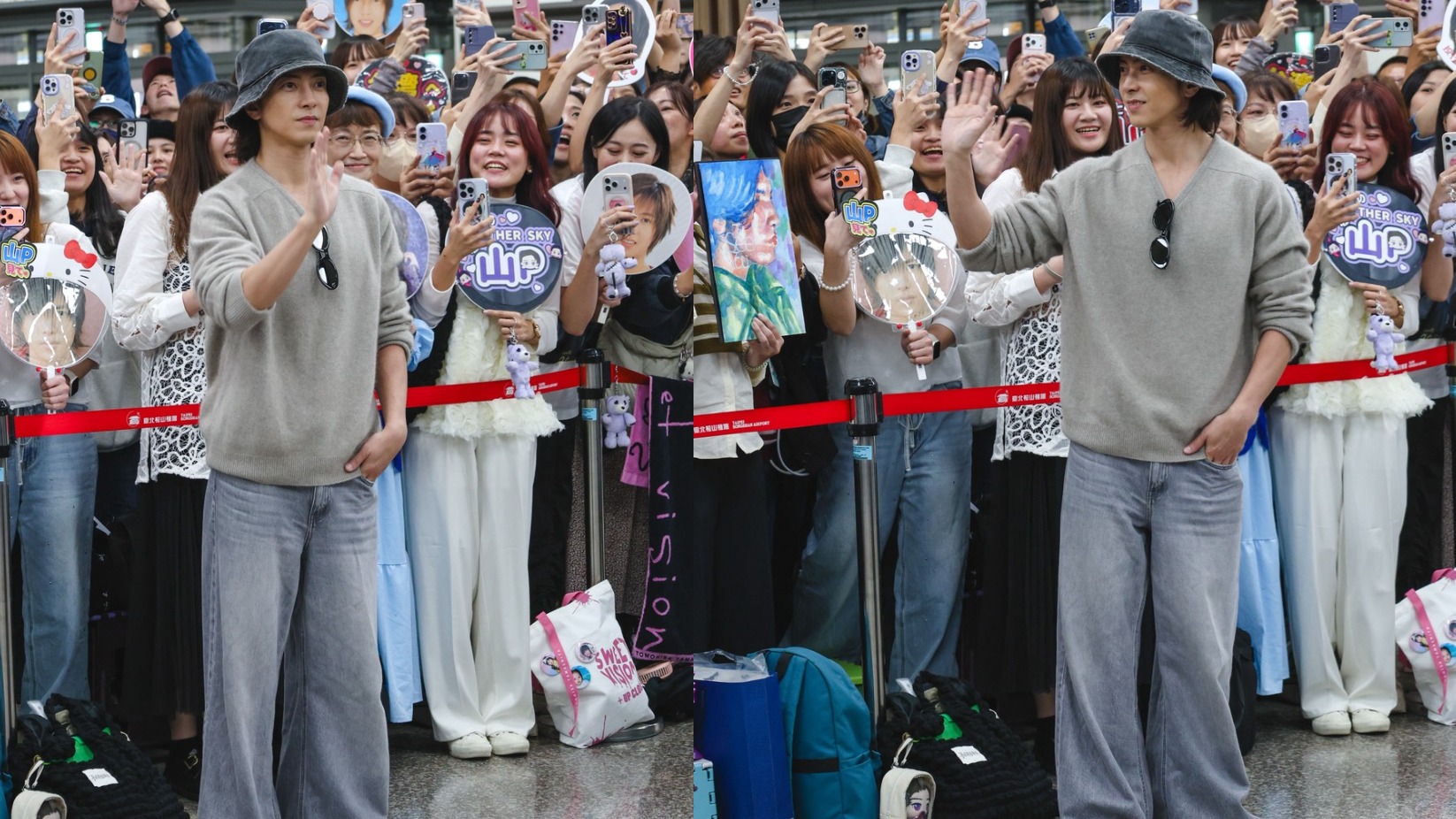 這次不是路上捕捉，山下智久真的來台灣了！直擊機場快閃魅力狂撒700粉絲超幸福