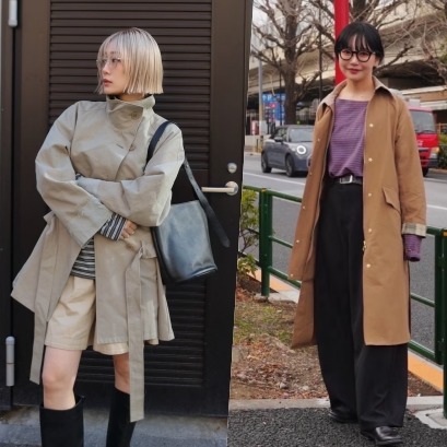 以風衣外套打造日系高級感！跟著日本女生透過4招搭配營造注目層次