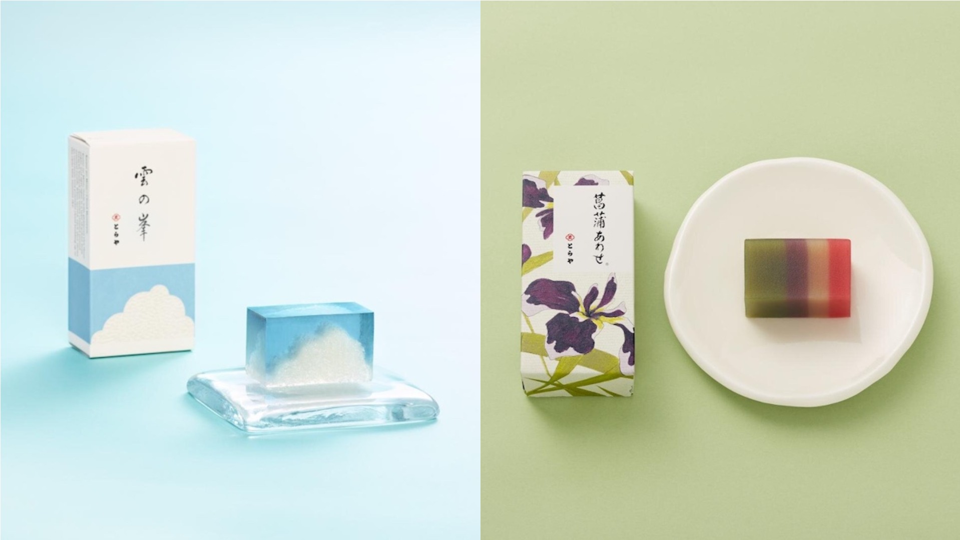 夏日積雨雲在舌尖融化 日本和菓子品牌「虎屋」將日本四季風情裝入方寸羊羹中