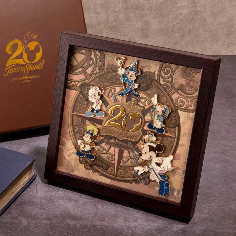 東京迪士尼海洋20週年紀念文具,搭乘時光機回到過去!