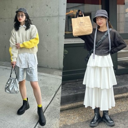 秋日穿搭就以靴子取勝！選搭「黑色短靴」打造截然不同的日系Look