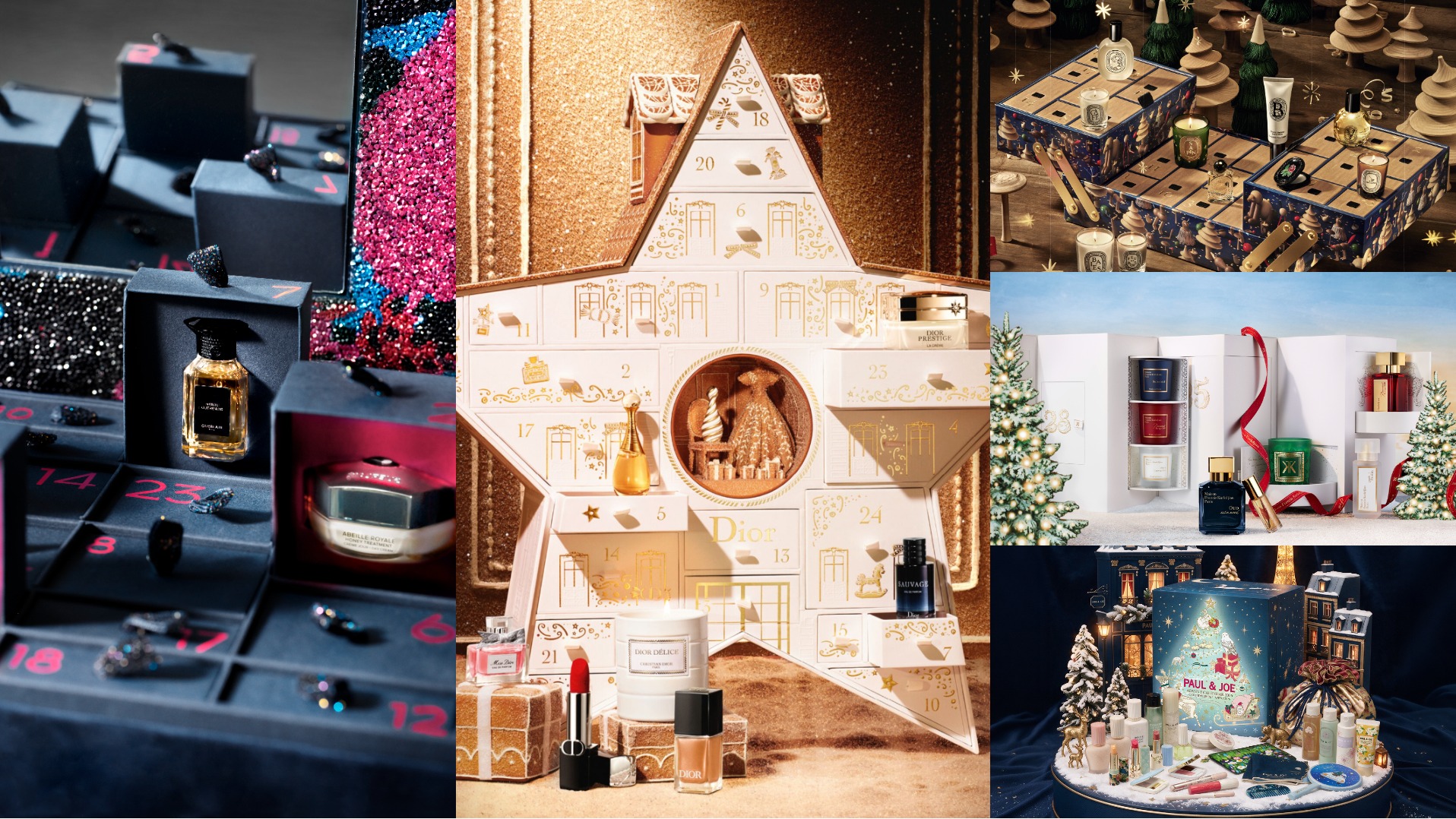 2026聖誕倒數月曆最強5款！Dior、Diptyque、嬌蘭、PAUL & JOE美到捨不得拆