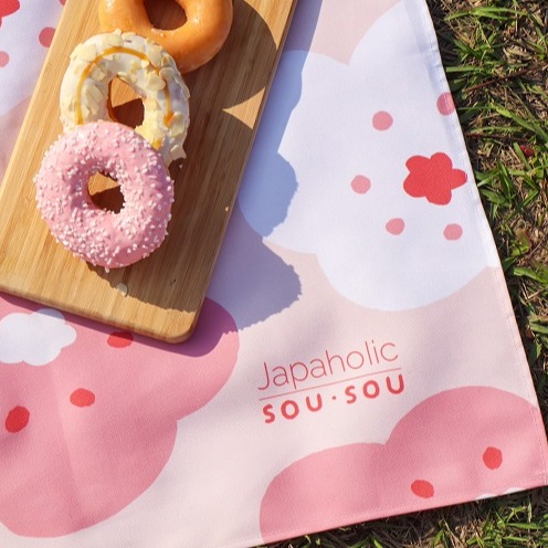 放晴就來野餐去!Japaholic X SOU・SOU 品牌聯名野餐墊粉色登場