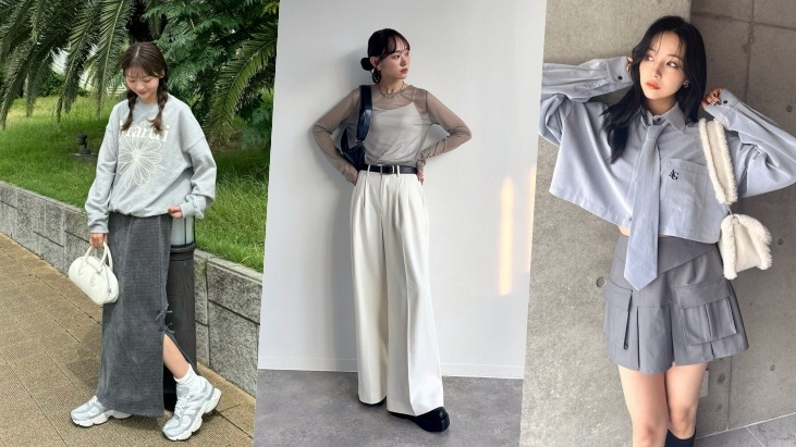 2024秋冬如何打造時髦顯高級造型？以「灰色單品」混搭展現低調的日系迷人風格