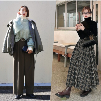 再也不擔心高領針織衫顯胖！日本女生最愛4個搭配撇步一定要學會