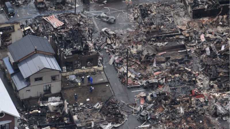 因忘記關火而引起的慘況，造成10億日圓損失的「糸魚川市大規模火災」