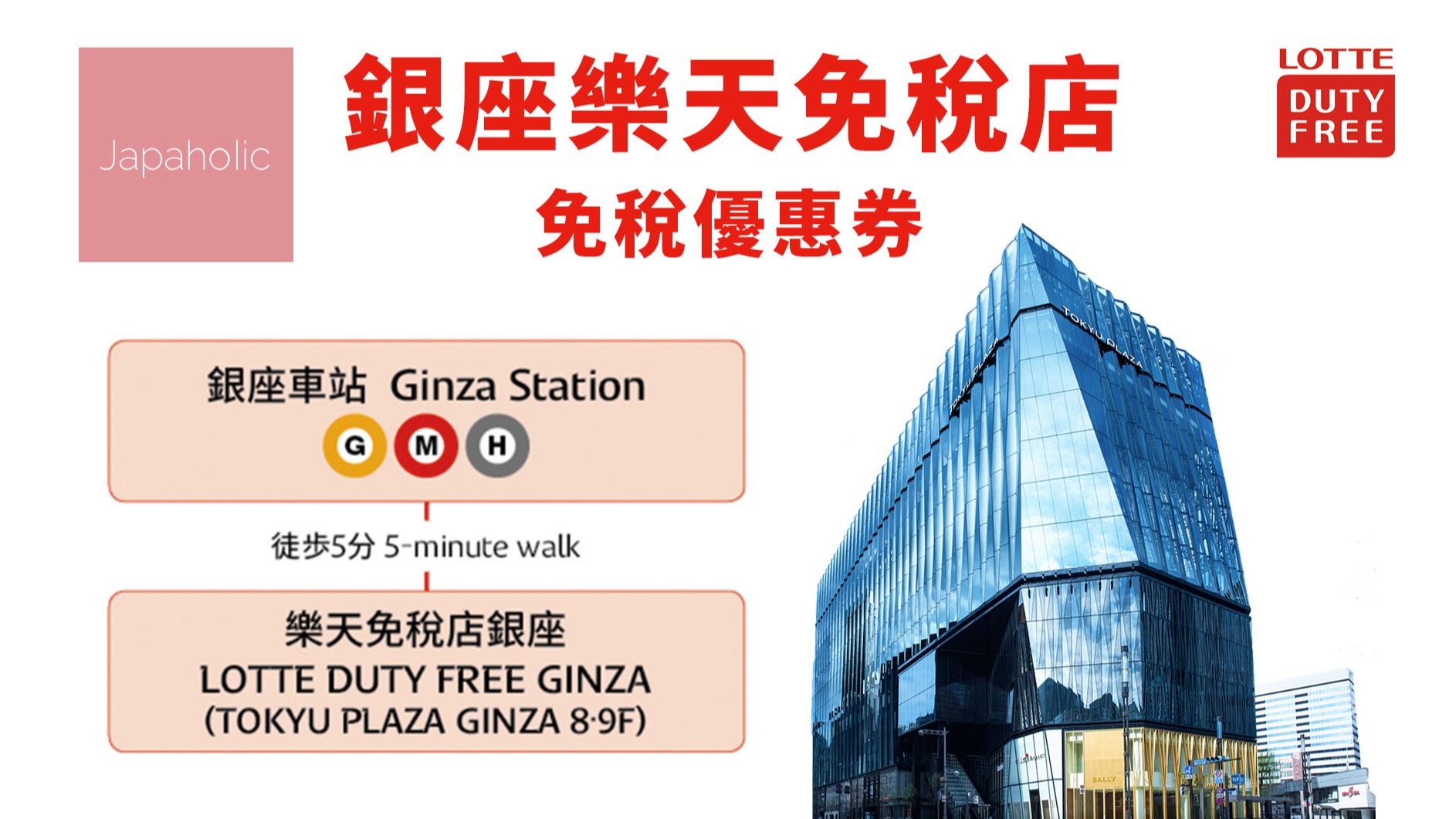 2025年銀座樂天免稅店優惠券