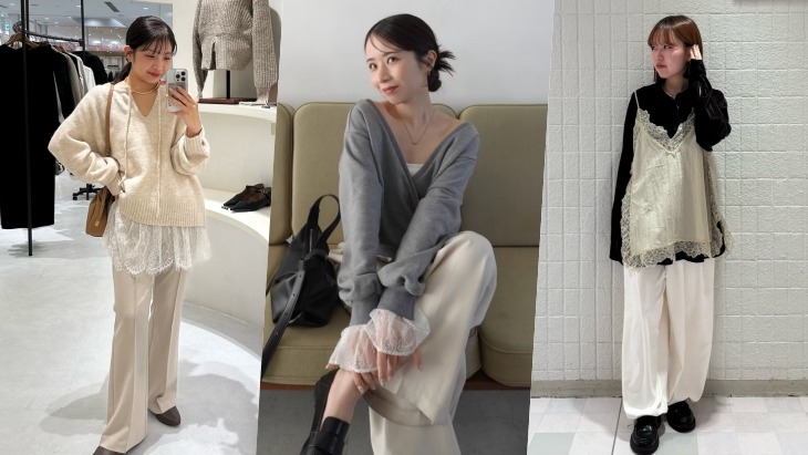 2026春季最時髦！選用「蕾絲」點綴優雅溫柔的日系質感