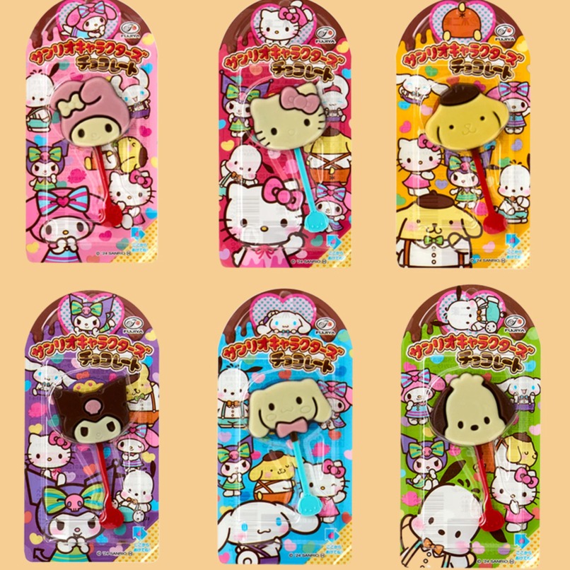 SANRIO×不二家聯名,三麗鷗角色化身不二家巧克力棒,帶給你滿滿的甜蜜療癒