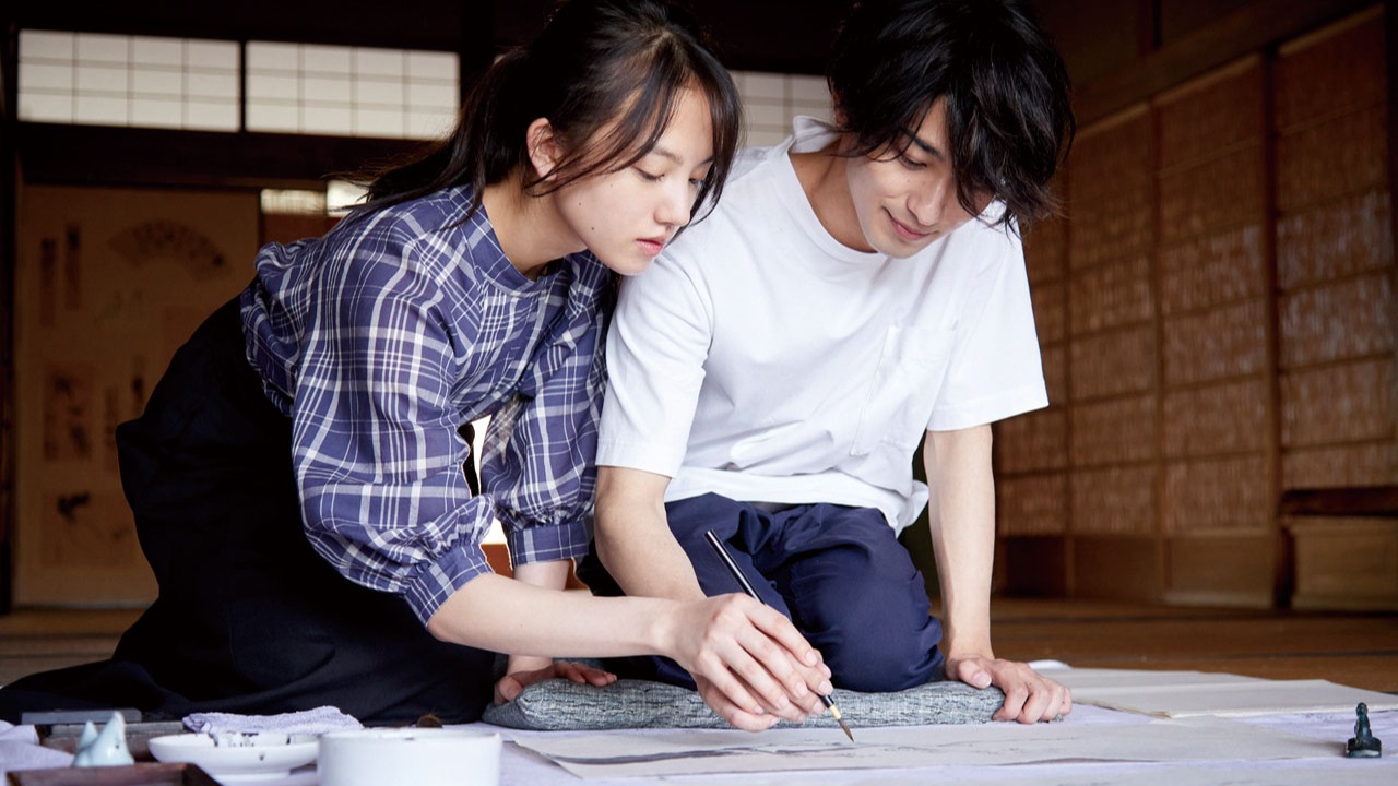 《線，畫出的我》橫濱流星、清原果耶 攜手挑戰水墨畫 開拍前苦練「四君子」 獲水墨畫大師盛讚