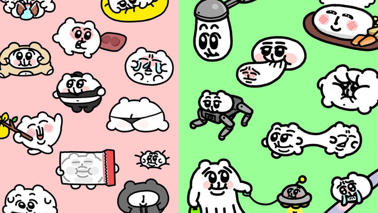 醜萌系LINE貼圖角色「ちみたん」，一頭身的迷你大小、集可愛與搞笑顏藝於一身