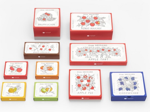 TOP包裝設計獎 來自長野的水果甜點「FROM SHINANO」