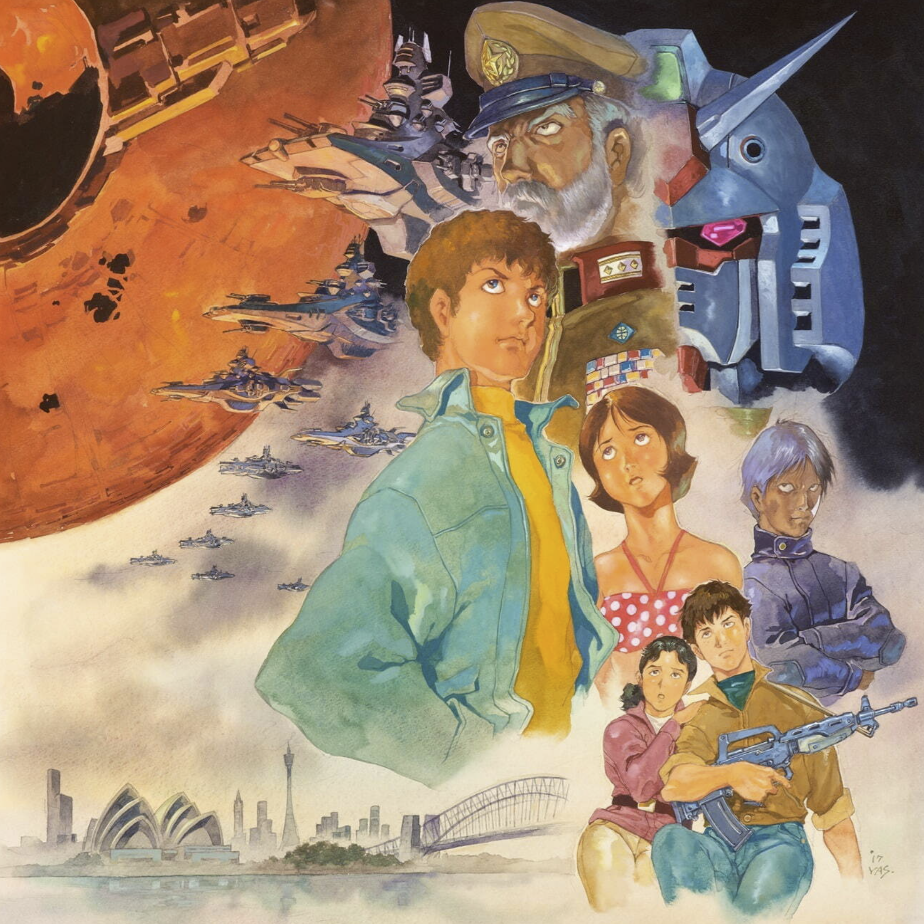 《機動戰士鋼彈動》經典畫師安彦良和畫展登場!兵庫縣立美術館一展歷年精彩作品