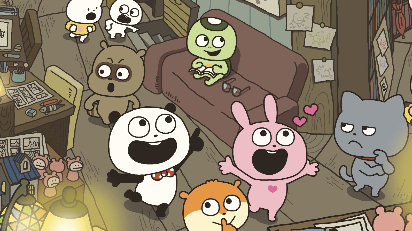 風靡貼圖界的開心熊貓、戀愛兔是他畫的！來認識「NishimuraYuji 西村優志」筆下的魅力角色