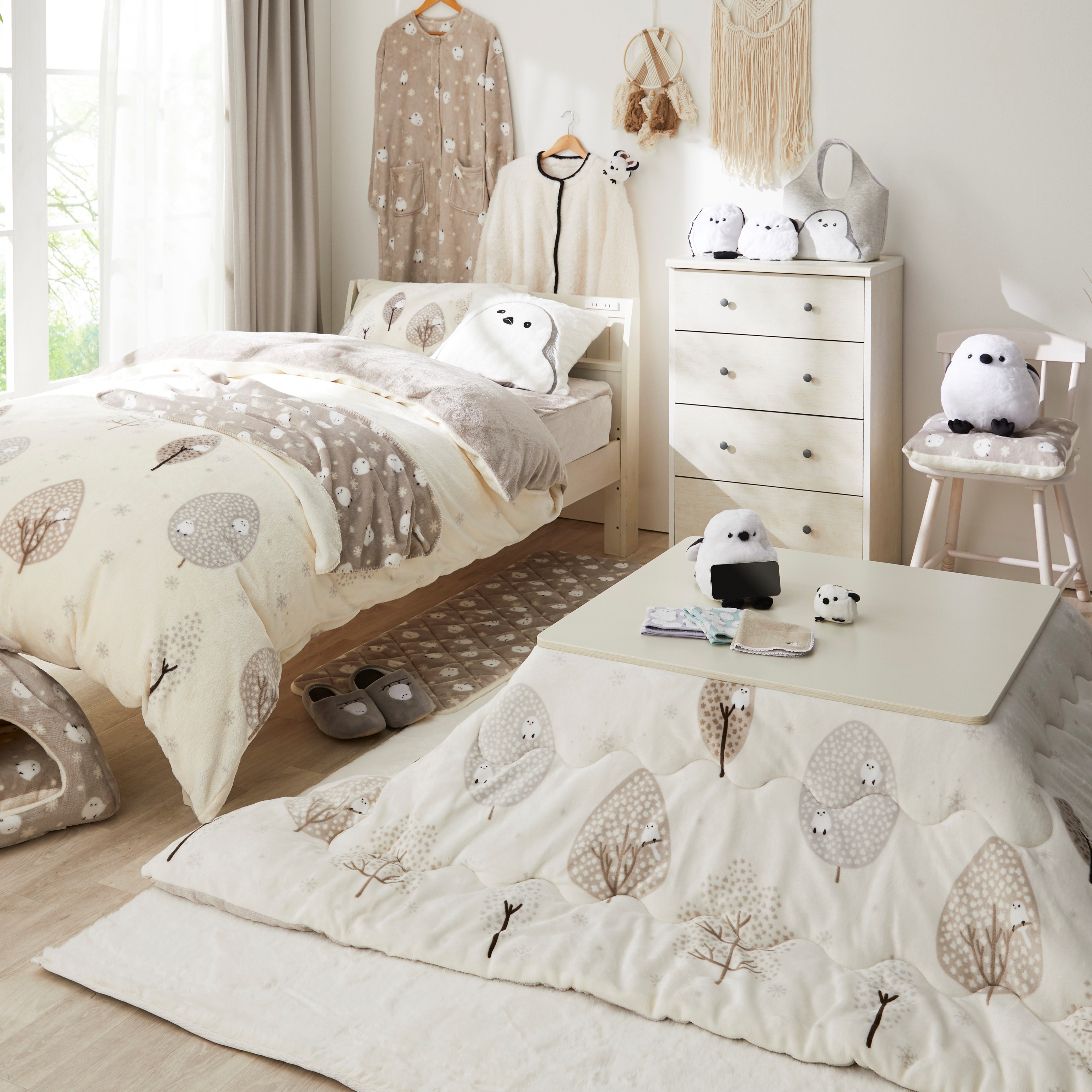 日本宜得利推出超級萌的北長尾山雀居家用品！擁抱療癒雪花軟Q生物就趁現在