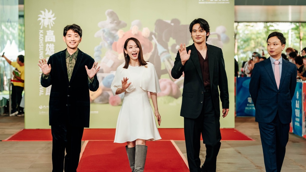 《九龍大眾浪漫》高雄電影節開幕片映後現身 水上恒司、吉岡里帆「水啦！」超萌台語掀高潮