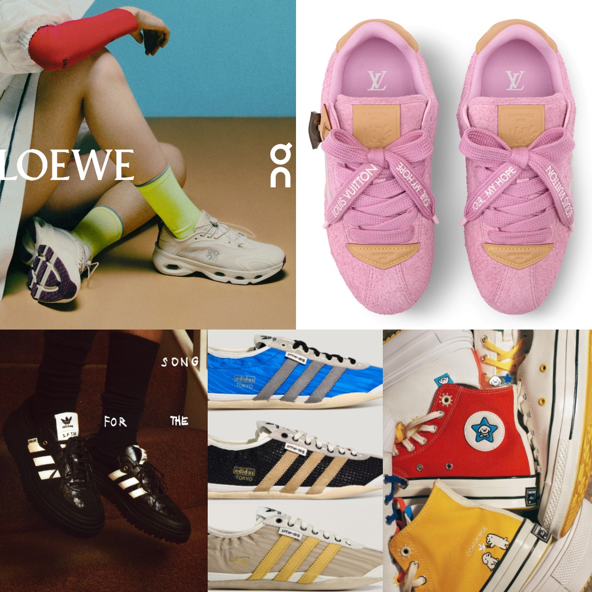 2026球鞋推薦！LOEWE×On噴織鞋、j-hope粉鞋、Converse萌寵鞋，日韓限量清單爆紅