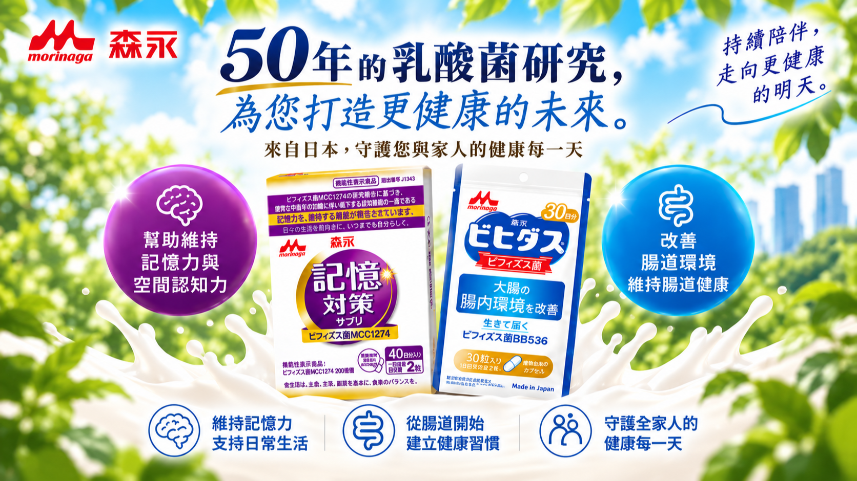 日本旅行伴手禮推薦！森永乳業「記憶保養」與「腸活」人氣商品精選！為家人與自己準備的保健食品