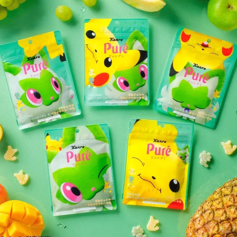 「Pure寶可夢軟糖 皮卡丘＆新葉喵」雙倍可愛爆擊新上市！
