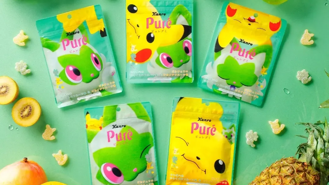 「Pure寶可夢軟糖 皮卡丘＆新葉喵」雙倍可愛爆擊新上市！