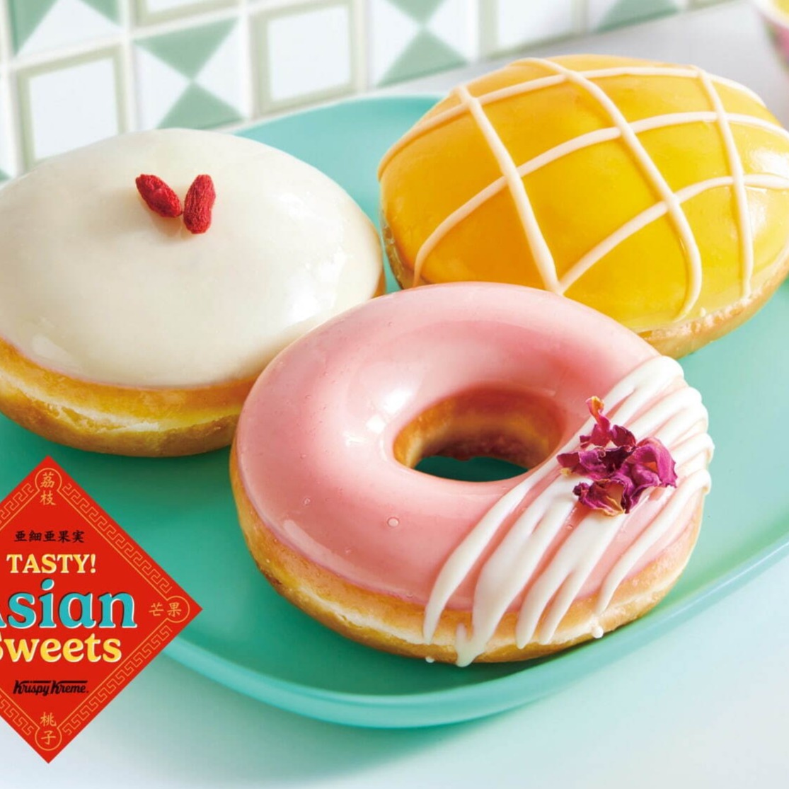 Krispy Kreme夏季限定！杏仁豆腐、芒果起司蛋糕等亞洲甜點風味甜甜圈登場