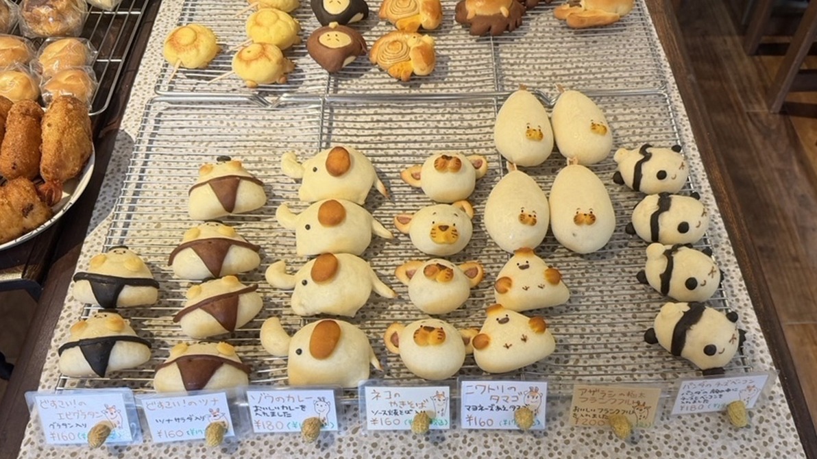 把一個個麵包打造成可愛動物，位於兵庫尼崎的療癒麵包店「TOY PAN（トイパン）」
